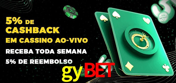 Promoções do cassino ao Vivo gybet